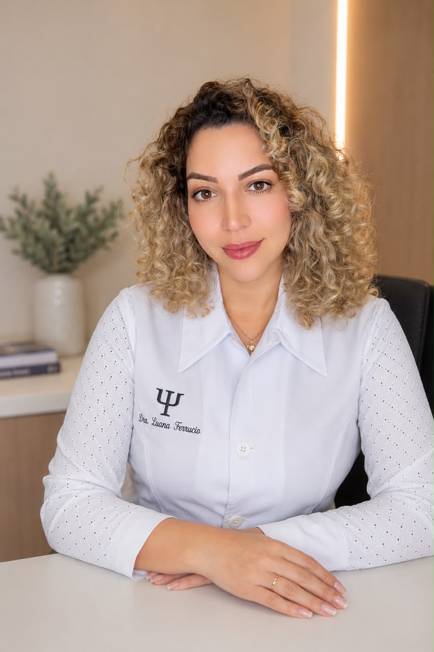 Dra. Luana Ferrucio da Silva Vieira, psicóloga CRP 06/156856
